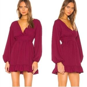 Tularosa Jordan Dress in Magenta Small